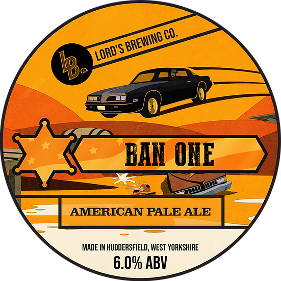Lord's Brewery Ban One American Pale Ale 5 litre mini keg 6%