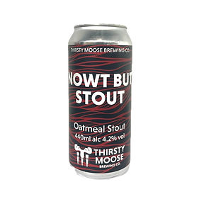 Thirsty Moose Nowt But Stout Oatmeal Stout 440ml 4.2%