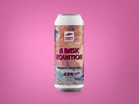 Turning Point A Basic Equation Raspberry Wheat Beer 440ml 4.8%