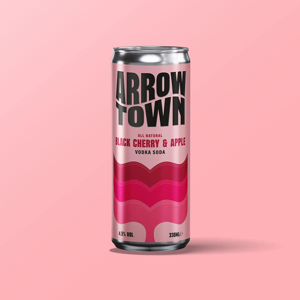 Arrowtown Black Cherry and Apple Vodka Soda 330ml 4.5%