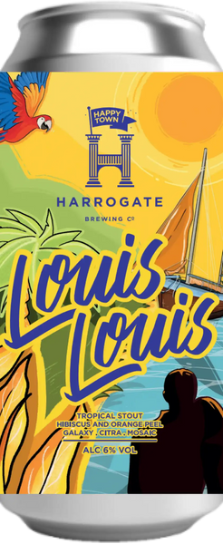 Harrogate Brewing Co. Louis Louis Tropical Stout 440ml 6%
