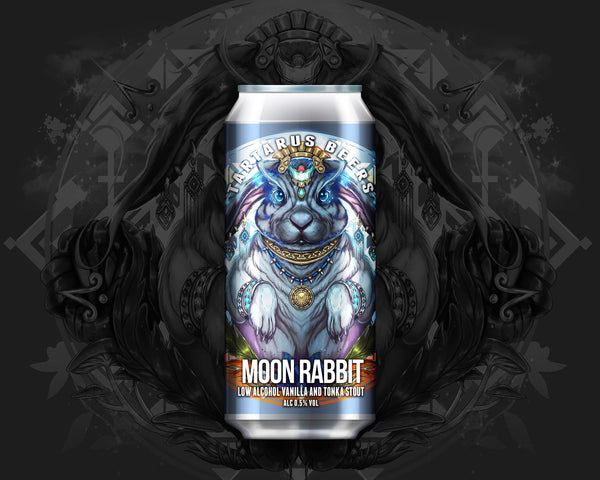 Tartarus Moon Rabbit Low Alcohol Vanilla and Tonka Stout 440ml 0.5%