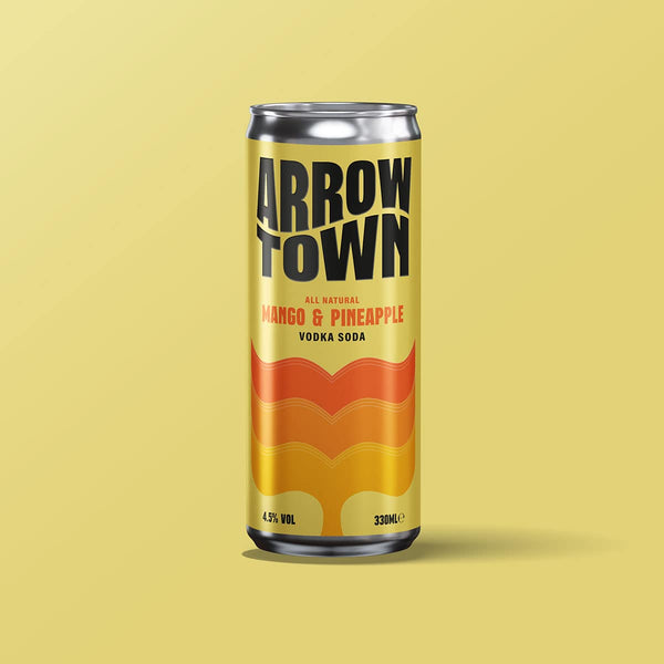 Arrowtown Mango and Pineapple Vodka Soda 330ml 4.5%