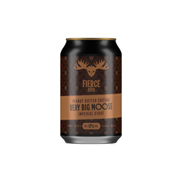 Fierce Beer Co. Very Big Moose Imperial Peanut Butter Stout 440ml 12%