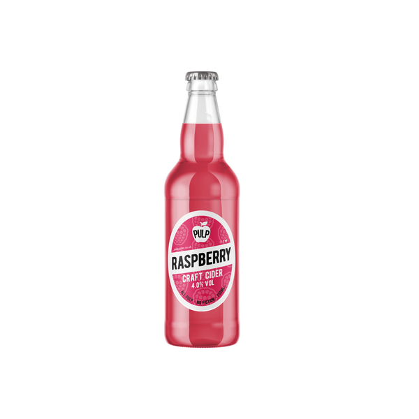 Pulp Raspberry Craft Cider 500ml 4%