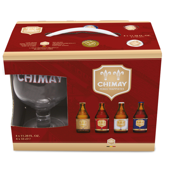 Chimay Gift pack 4 x 330ml + Chalice glass