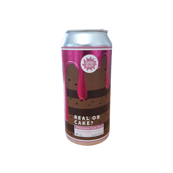 Shiny Brewery Real or Cake? Raspberry Chocolate Cake Stout 440ml 8%