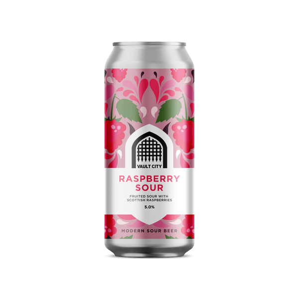 Vault City Raspberry Sour Fruited Sour Beer 440ml 5%
