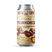 Brew York S'more Tonkoko Vanilla and Tonka Bean Stout 440ml 4.3%