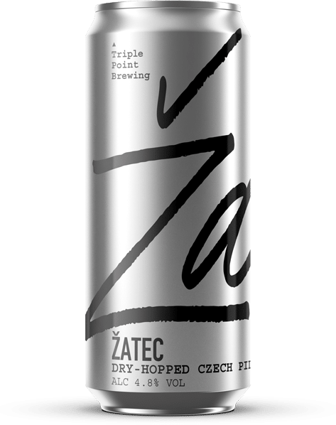 Triple Point Brewing Zatec Dry Hopped Czech Pilsner 4.8% 440ml