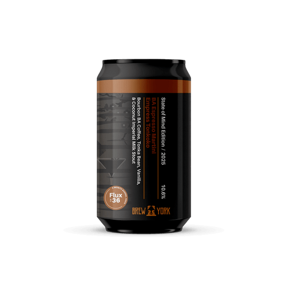 Brew York Bourbon BA Coffee, Tonka Bean, Vanilla&Coconut Imperial Milk Stout 330ml 10.6%
