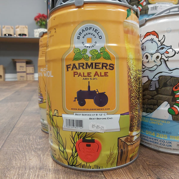 Bradfield Brewery Farmers Pale Mini Keg 5 litre 5%