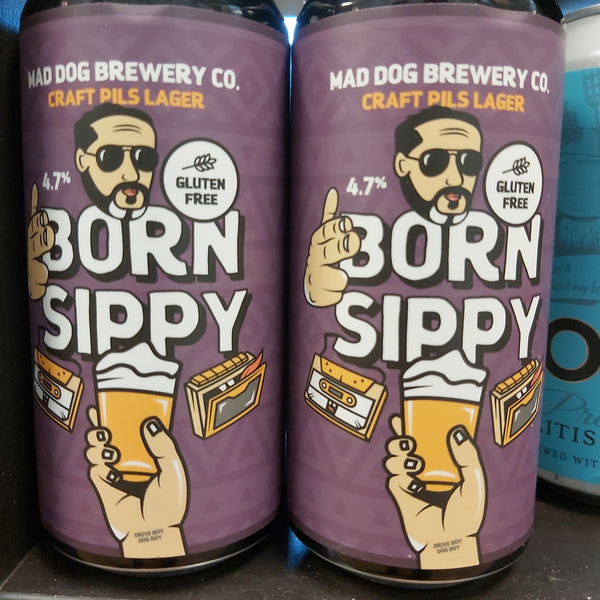 Mad Dog Brewery Born Sippy Pils Lager 440ml 4.7%