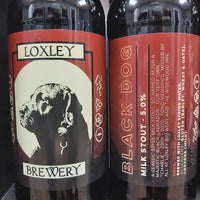 Loxley Black Dog Milk Stout 500ml 5%