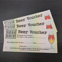 BEER VOUCHER £50
