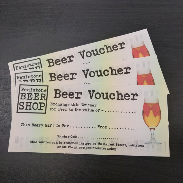 BEER VOUCHER £50