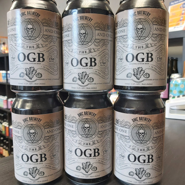 DMC Brewery Alcoholic Ginger Beer OGB original 330ml 5.2%