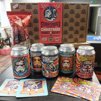 Stormtrooper Christmas Thirst Aid Kit 5 beers / snack / glass / beer mats