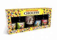 Chouffe Assorted Gift Pack 4 x 330ml plus glass