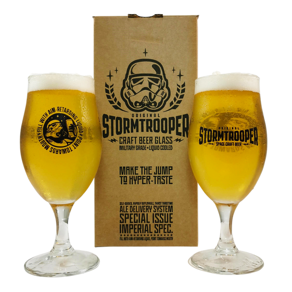 Original Stormtrooper stemmed 2/3rds pint glass