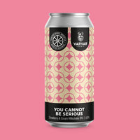 Twisted Wheel Brew Co. You Cannot Be Serious Strawberry & Cream Milkshake IPA 440ml 6%